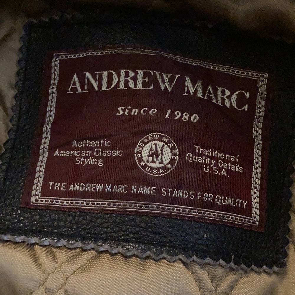 Andrew Marc leather jacket new with tags